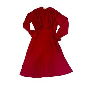 Khaite burgundy dress